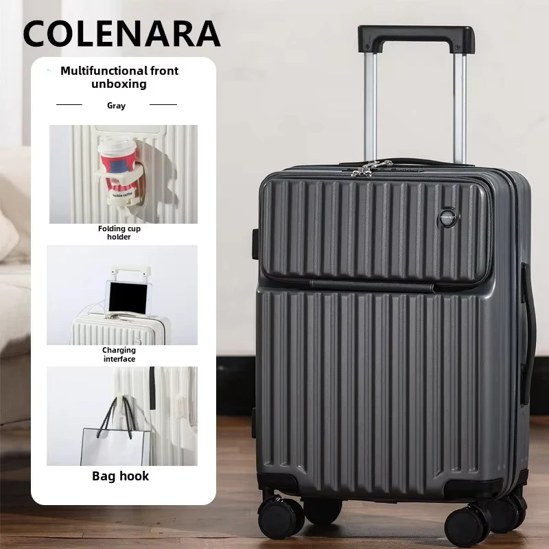 COLENARA 20 &quot22&quot 24 &quot26&quot 28 дюймов багаж для ноутбука с передним отверстием