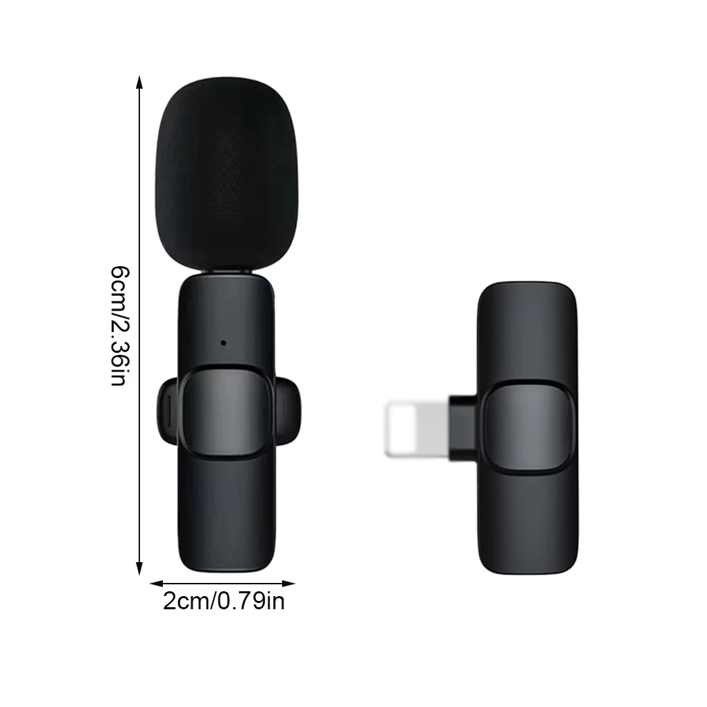 Беспроводной микрофон Bluetooth-совместимый с зажимом