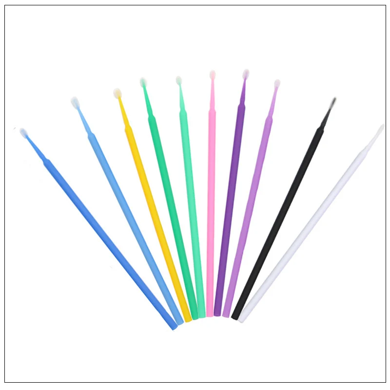 Недорогие Одноразовые ватные палочки для наращивания ресниц 500 шт./лот маленькая