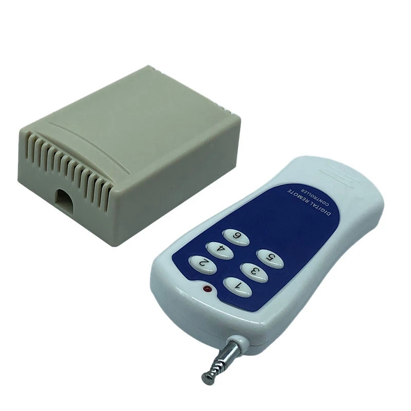 

JFBL Hot XR-116 DC12V 6-Channel Wireless Remote Control Switch 433Mhz High-Power Receiving Relay Module Motor Control