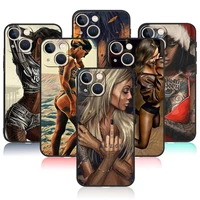 Phone Cover For Apple iPhone Plus Pro Max SE2 Mini Capinha Official Hot Sexy Sleeve Tattoo Girl