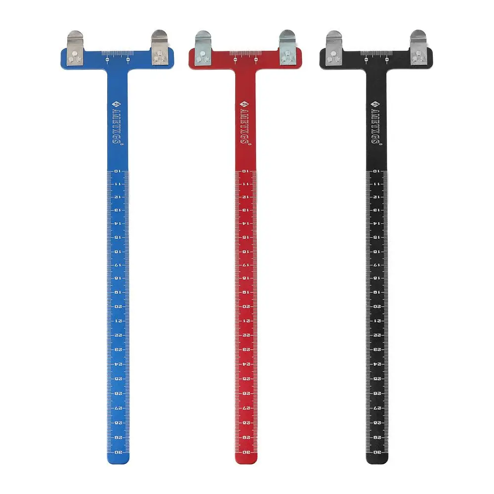 

Archery Bow Square T Ruler Stainless Steel Material Hunting Measurement Tool Bow and Arrow Shooting Bowstring Positioning Scale