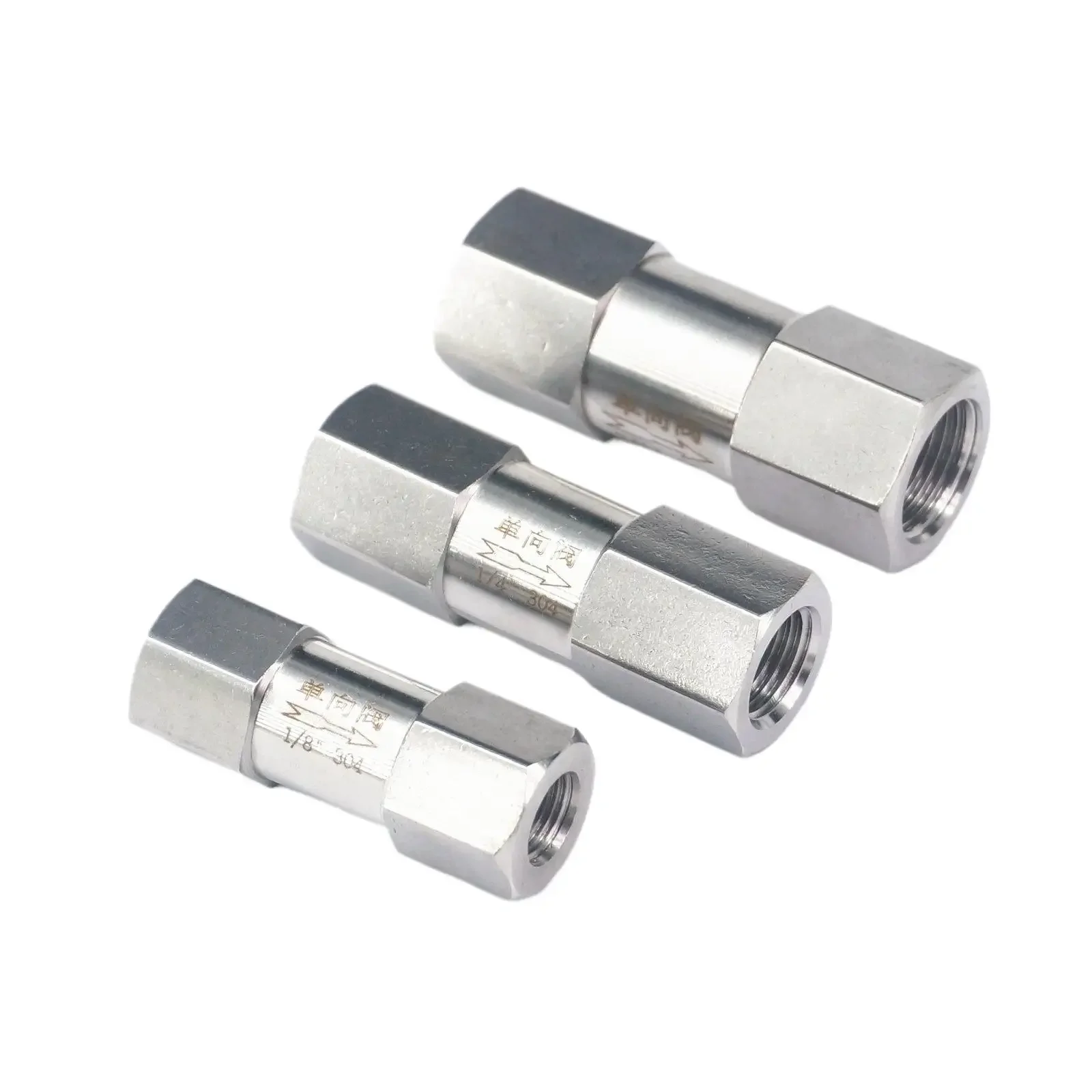 

Высокое давление 1/8 дюйма 1/4 дюйма 3/8 дюйма 1/2 дюйма 3/4 дюйма 1 дюйм BSP с внутренней резьбой из нержавеющей стали 304, односторонний обратный клапан, обратная линия