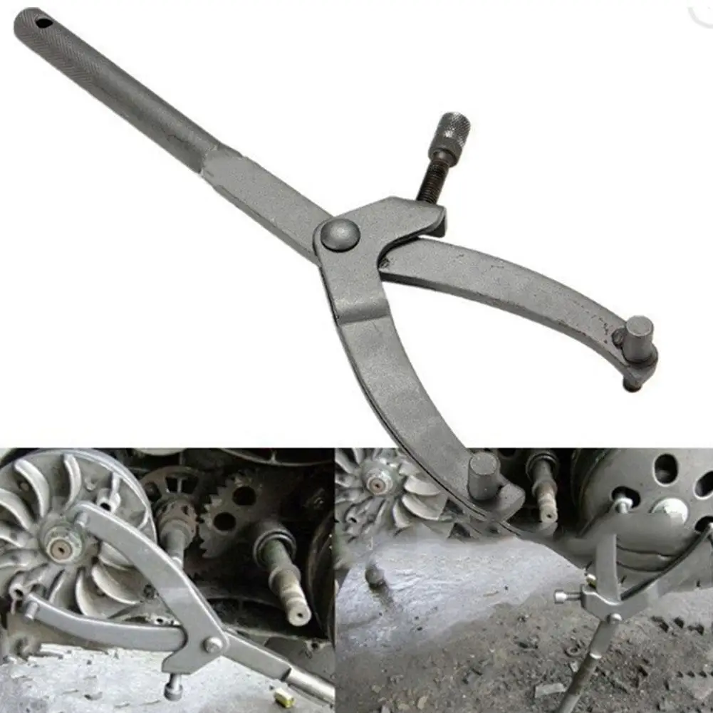 Купи Adjustable Stainless Steel Y Shape Flywheel Clutch Wrench Spanner Motorcycle Repair Tool Bike Bicycle Maintenance Tool за 170 рублей в магазине AliExpress