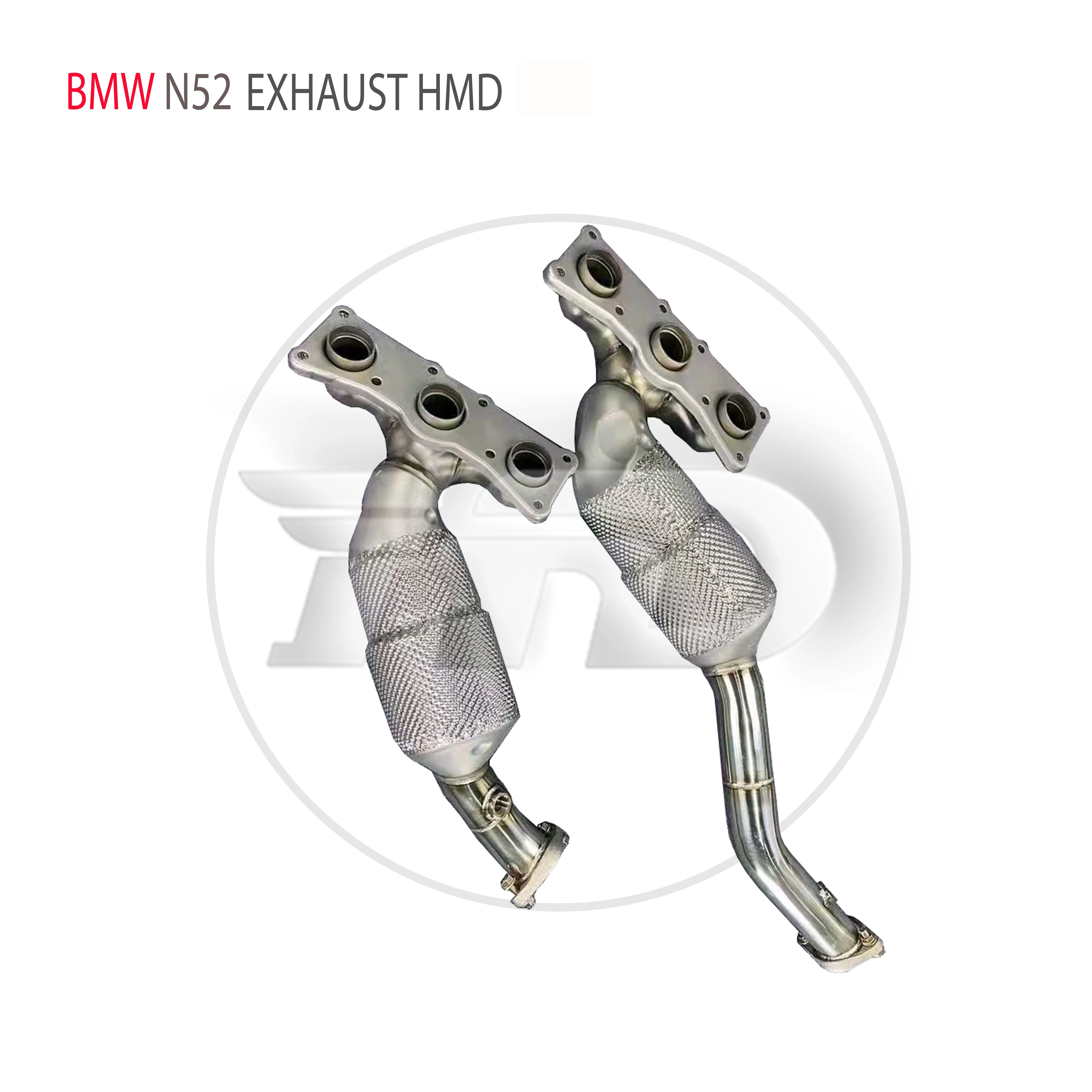 

HMD Exhaust System High Flow Performance Downpipe for BMW X3 28i 30si N52 Engine 3.0L 2006-2012 Car Accessories With Catalytic
