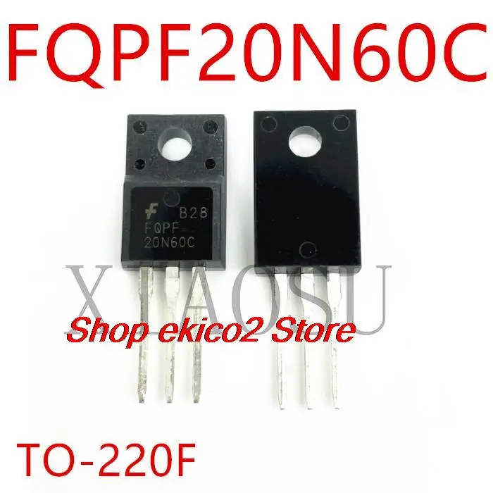 

Оригинальный товар, в наличии, 5 шт., FQPF20N60C 20N60C TO-220F