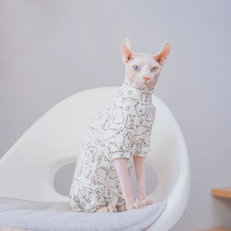 Флисовое пальто для кошек Sphynx одежда лета и весны мягкая толстовка с длинными