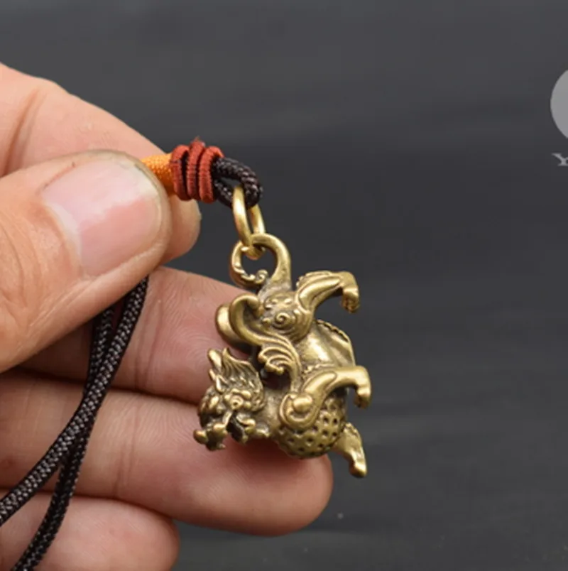 Мужская подвеска в виде дракона стиле ретро |