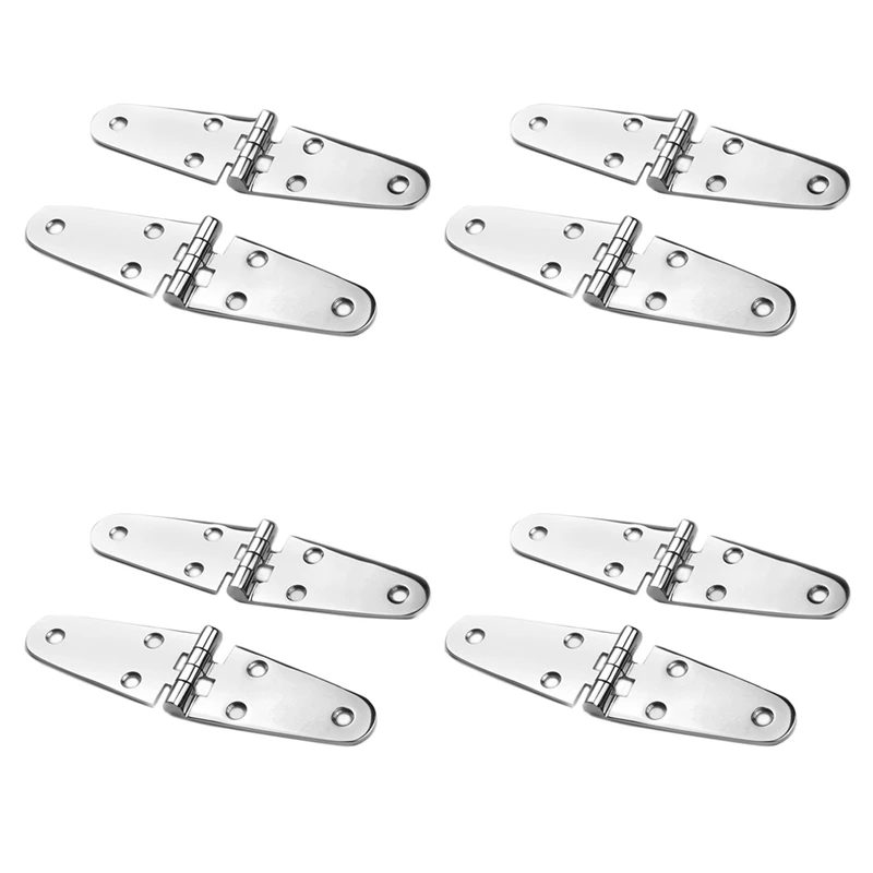 

2 Pair Stainless Steel Strap Hinge For Marine Boat Door Furniture 144X38mm