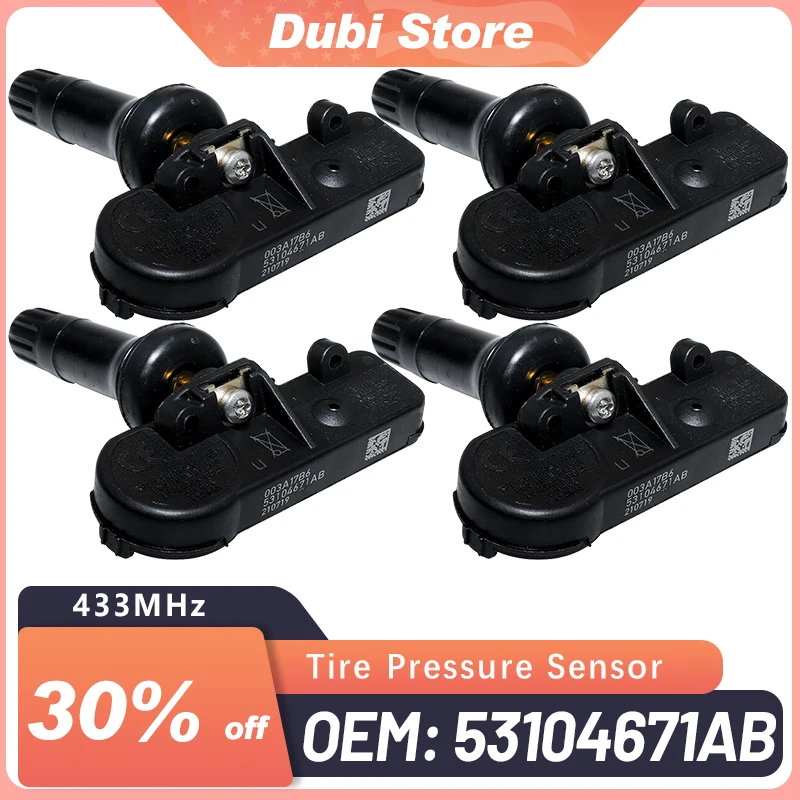 

TPMS 433MHZ 53104671AB Tire Pressure Sensor FOR ALFA ROMEO MiTo 2013 Phase 2