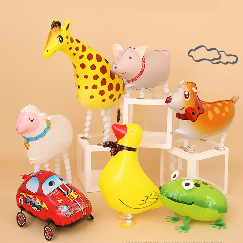 

1pcs Animal Helium Balloon Cute Dog/Elephant/Giraffe Foil Balloon Birthday Party Decorations Kids Baby shower Gift KidsToy