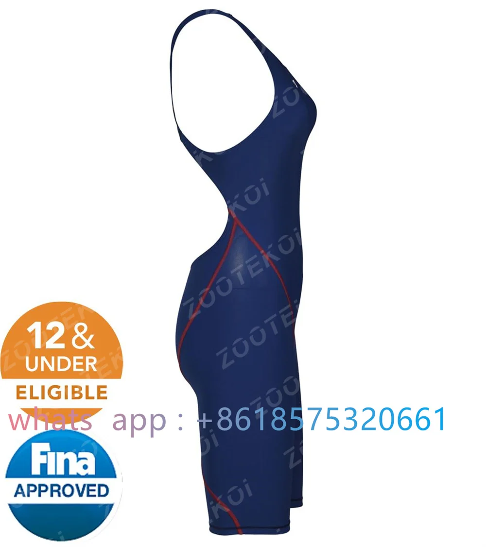 New Female One-piece Jumpsuit Body Ergonomics Swimsuit Pro Sports Training Swimwear Triathlon Multifunction Swimsuit