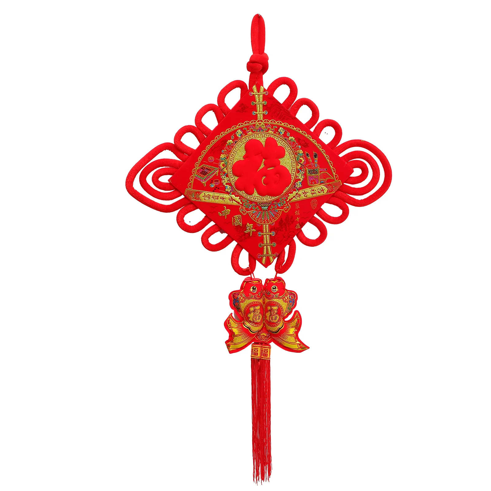 

Chinese Knot Tassel New Year Decoration Traditional Oriental Pendant Ornaments