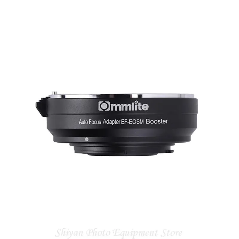 

Commlite CM-EF-EOSM Booster 0.71x усилитель фокусного расстояния, электронный адаптер для крепления объектива AF от объектива Canon EF до крепления камеры EOSM