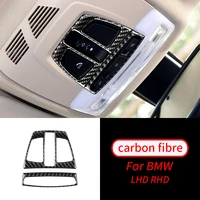 for bmw 1 2 3 4 series 3gt f20 f22 f30 f34 f36 13 19 real carbon fiber color front reading light lamp switch frame trim