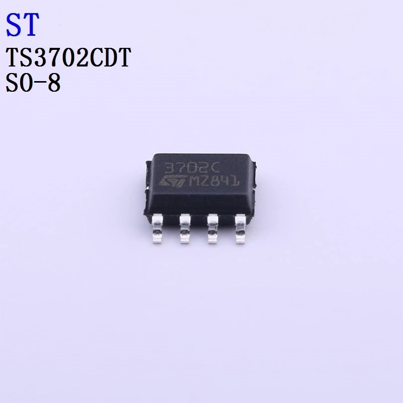 

5PCS TS3702CDT TS3702IDT TS3702IPT TS3704CDT TS3704IPT ST Operational Amplifier