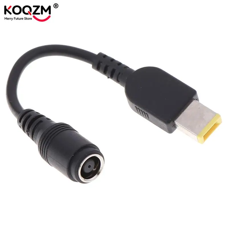 7.9*5.5mm Round Jack to Square Plug End Adapter Pigtail Charger Power Adapter Converter Cable For IBM for Lenovo Thinkpad