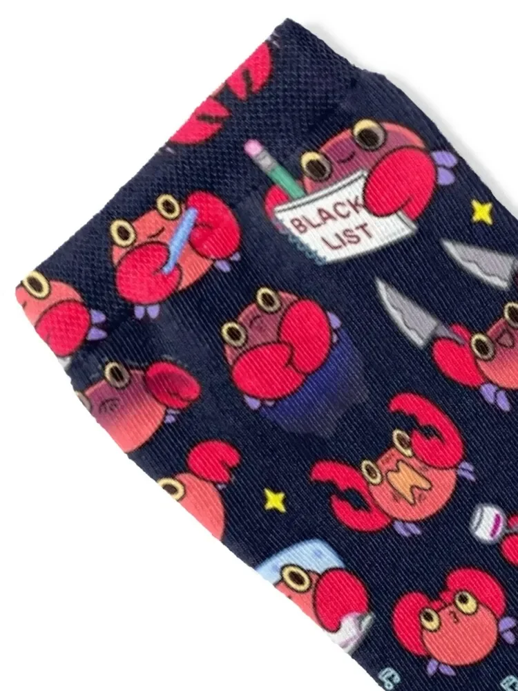 Носки с крабовым крабом и узором термомужские зимние походные носки модные