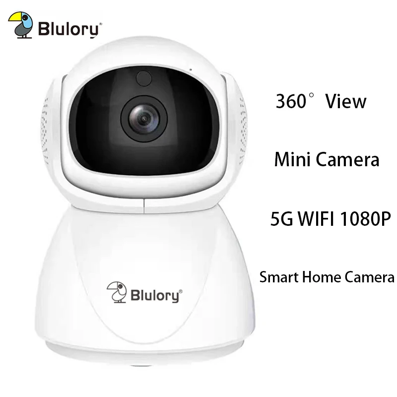 

Blulory 1080P Smart Home Mini WiFi IP Camera Indoor Wireless Security Home CCTV Surveillance Camera Monitor With Auto Tracking