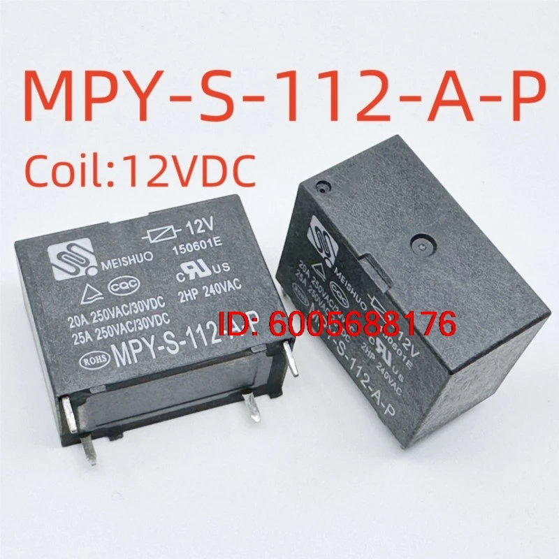 10 шт. новых реле MPY-S-112-A-P; MPY-S-124-A-P (161F-12V24V-25A) с 4 контактами (art.: 3920dccd37063) - 3920dccd37063