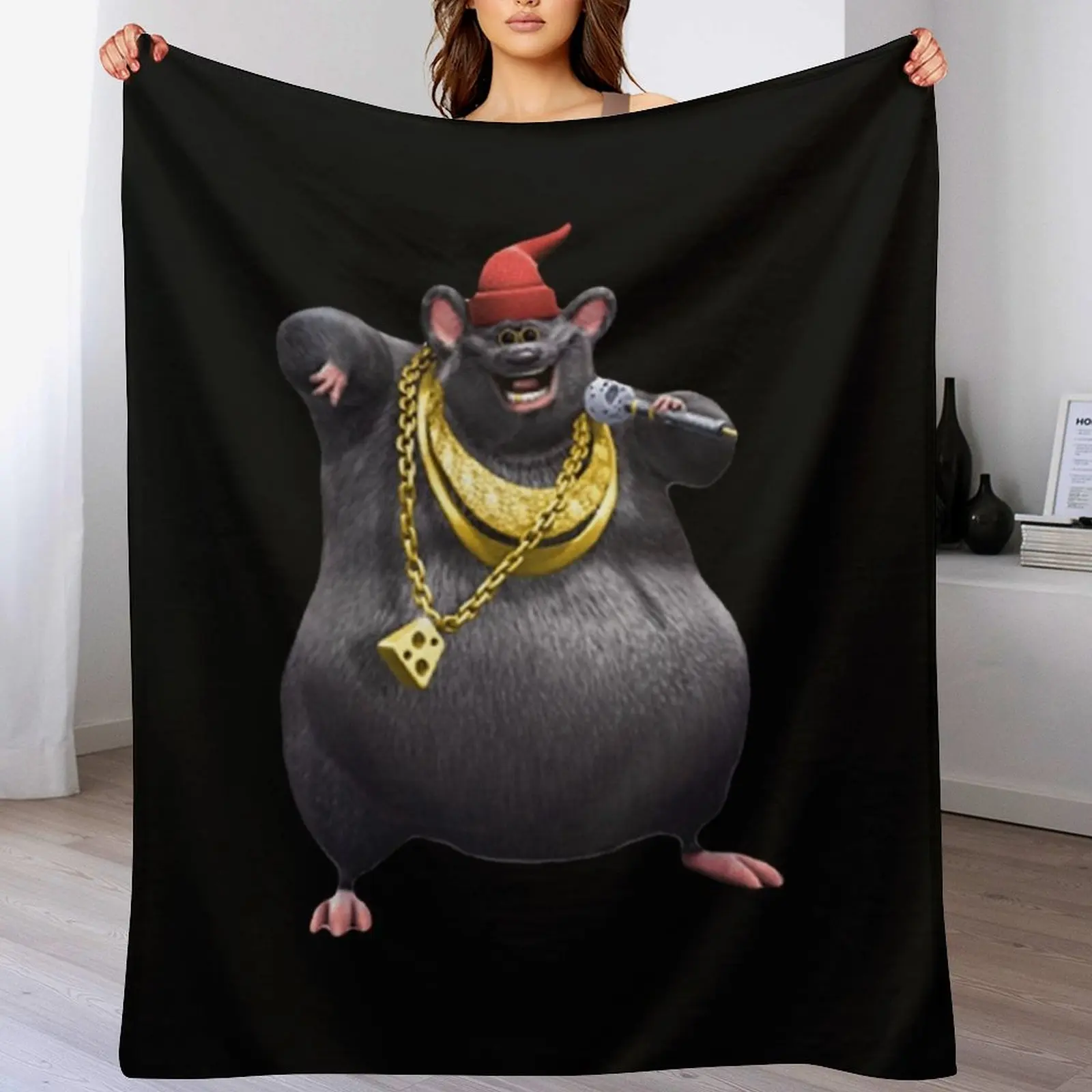 Одеяло Biggie Cheese Rat Мягкие большие дорожные одеяла