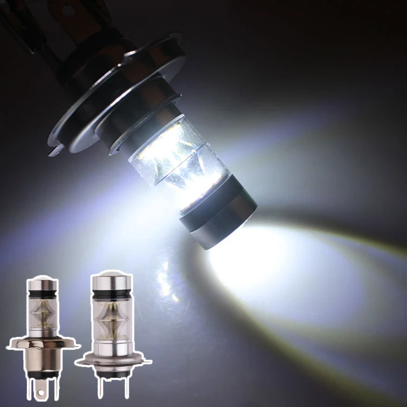 

H4 H7 Car Fog Lights 100W 360 Degrees Super Bright Low Temperature LED Car Daytime Running Driving Fog Lamp Auto Accessories
