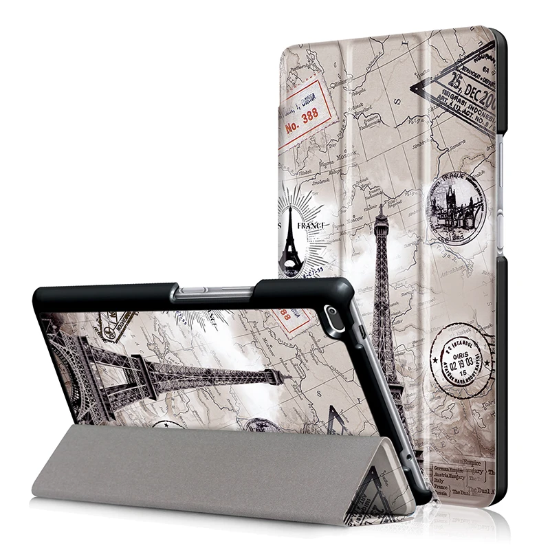 

Case For Lenovo Tab 4 8 inch TB-8504F TB-8504N Qijun tablet case For Tab4 8504X 2017 8'' flip Silicone soft shell Stand Cover