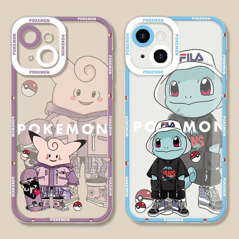 

Pokemon Soft Silicone Case for OnePlus 8 8T 9 9T 10 Pro 9R 9RT Nord One Plus 1+9R 1+8 1+8T 1+10Pro Transparent Back Cover Fundas