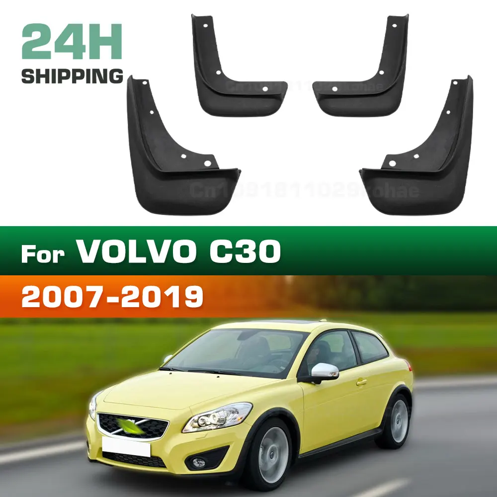 

Для VOLVO C30 (без окрашенных уплотнений) 2007-2019 брызговики на крыло брызговики брызговики автомобильные аксессуары