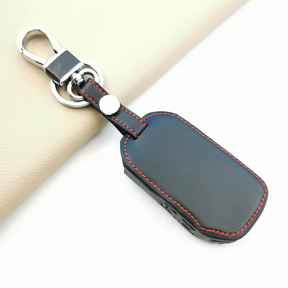 

Leather Car Key Case Cover Shell For KIA Sportage R GT Stinger Sorento Ceed Cerato Forte Niro Soul Telluride Protector Keyless