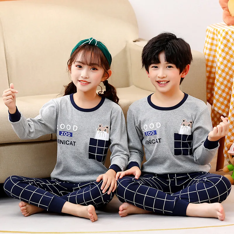 

Детский пижамный комплект для мальчиков, мультяшная одежда для сна, пижамы, Детская одежда для маленьких девочек, пижамные костюмы, детские ...