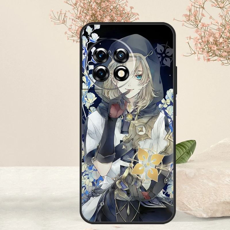 Чехол Genshin Impact Albedo чехол для OnePlus 12 11 10 9 Pro 12R 10R 10T 8T 9R Nord 2T N10 N20 N30 CE 2 3 Lite CE4