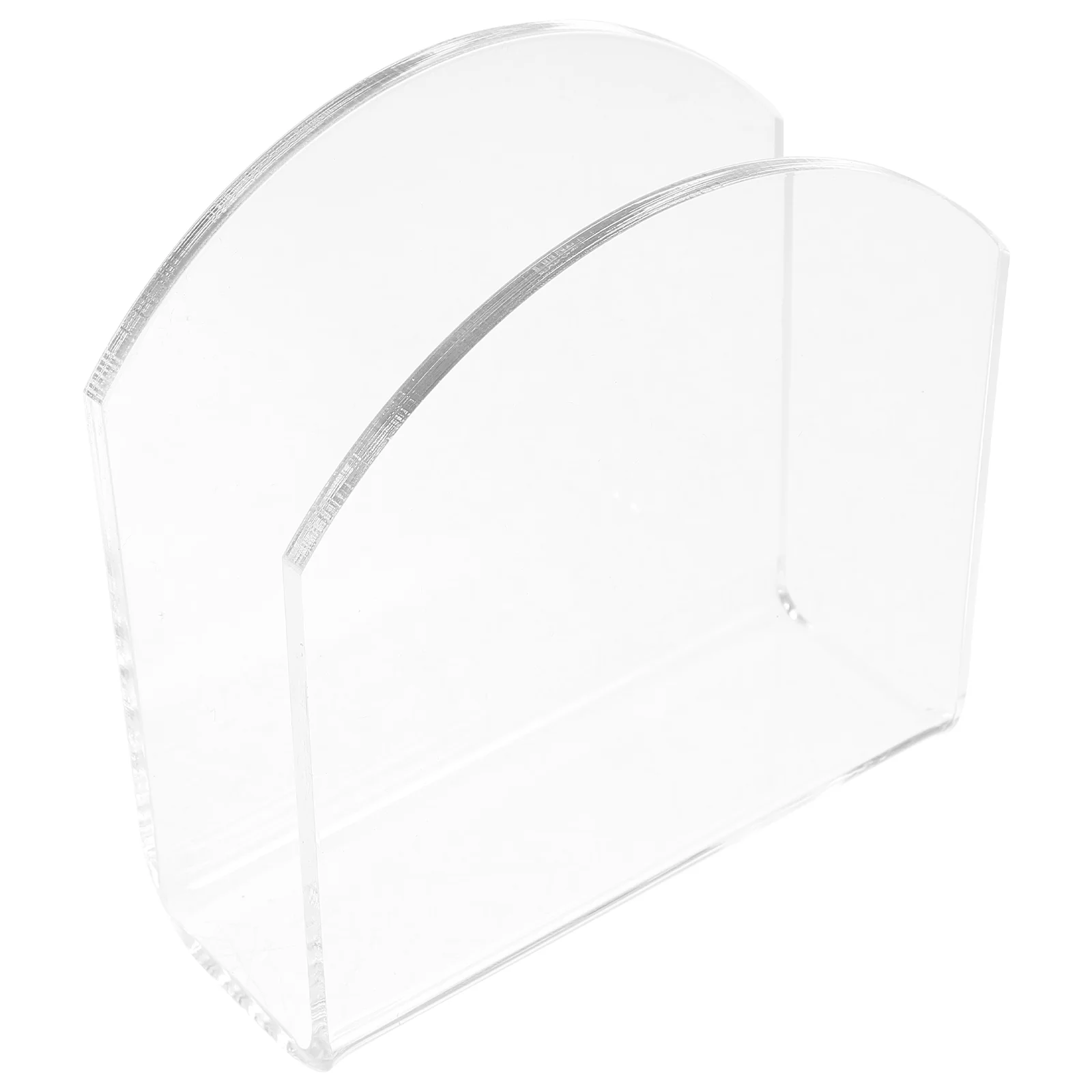 

Tabletop Tissue Storage Rack Desktop Acrylic Serviette Holder Tissue Dispenser