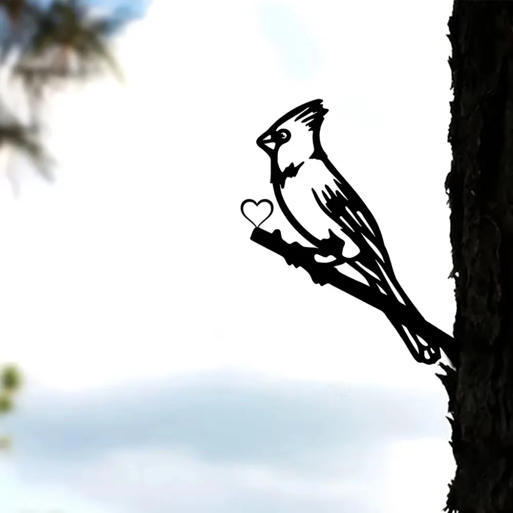 Металлическая Ласточка И Пилотное Дерево Декоративный Садовый Кол