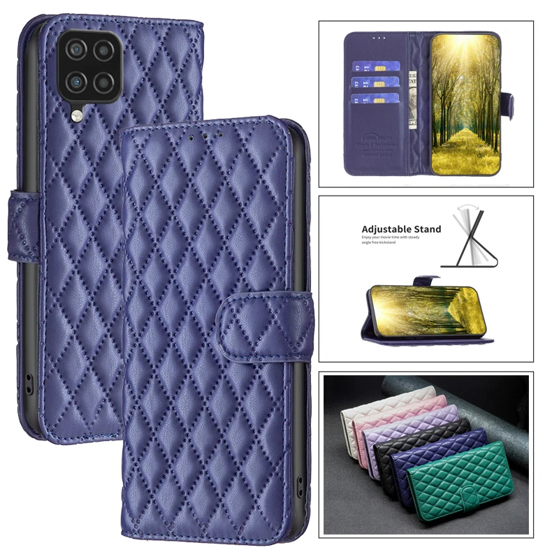 

For Samsung Galaxy M12 Leather Case Wallet Cover For Samsung M12 M 12 M127 SM-M127F/DSN Fundas Stand Flip Phone Protect Cases