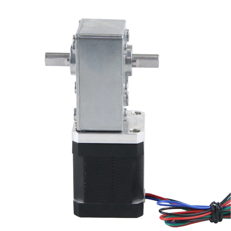 Relação do Motor Deslizante 505670 da Extrusora da Engrenagem Nema17 do Motor Deslizante de 42 mm Caixa de Engrenagens Dupla do Sem-fim do Eixo para a Máquina de Trituração do Cnc