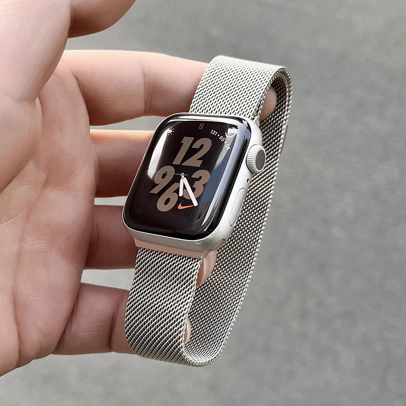 Loop Strap For Apple watch Band 44mm 40mm 45 41mm 49mm 42mm 38mm 45 mm correa bracelet iWatch series 7 ultra 8 6 se accessories