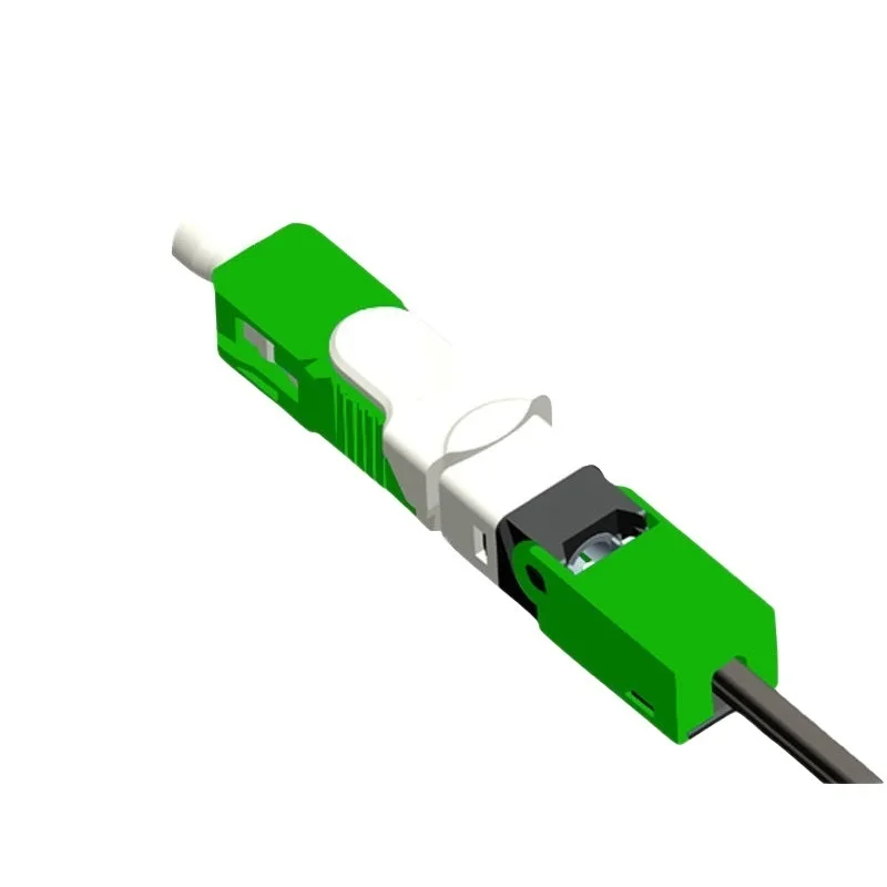 

Новинка 50, 100 шт./лот FTTH ESC250D SC APC и SC UPC одномодовый волоконно-оптический быстроразъемный соединитель FTTH SM