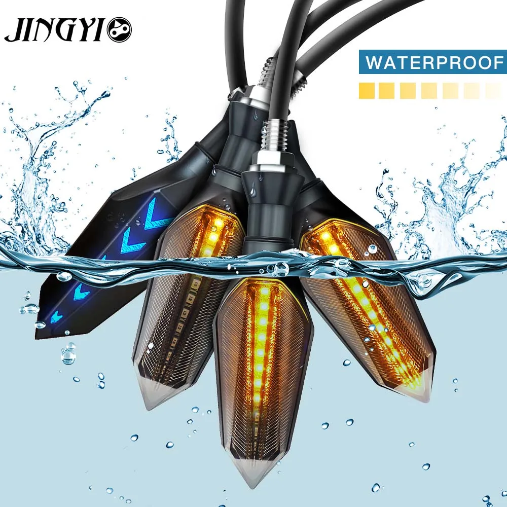 

Motorcycle Turn Signals Blinker Water Flashing Lights Indicator Signal FOR Honda Africa Twin 1100 2016 2017 2018 2019 ADV 2018