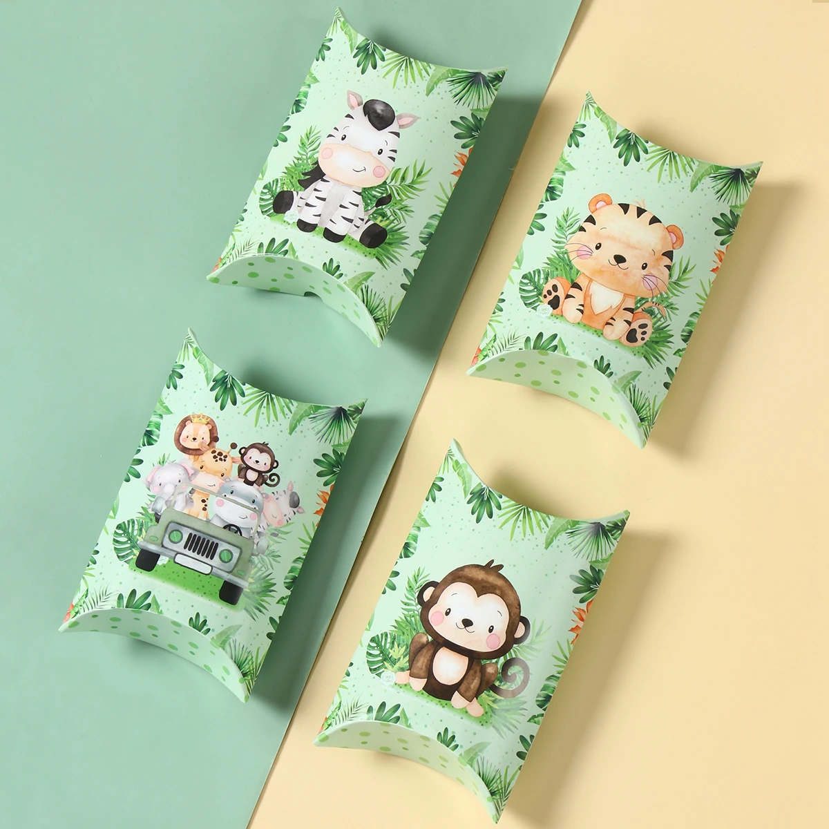 8 шт. детская упаковочная коробка Джунгли