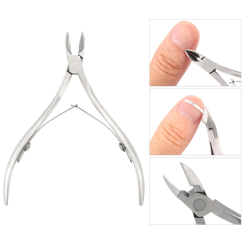 

1pcs Professional Nail Dead Skin Scissors Cuticle Nipper Stainless Steel Pliers Manicure Pedicure Care Nail Art Toe Tools