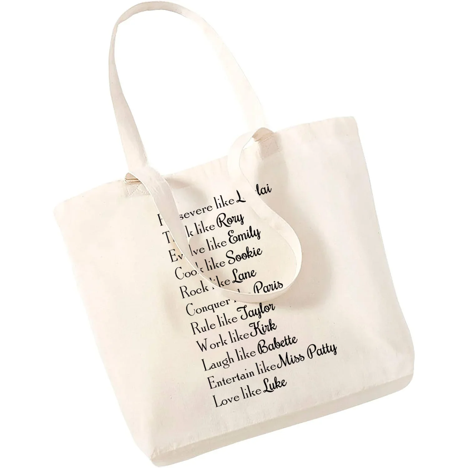 Женская Холщовая Сумка-тоут для покупок с принтом люка