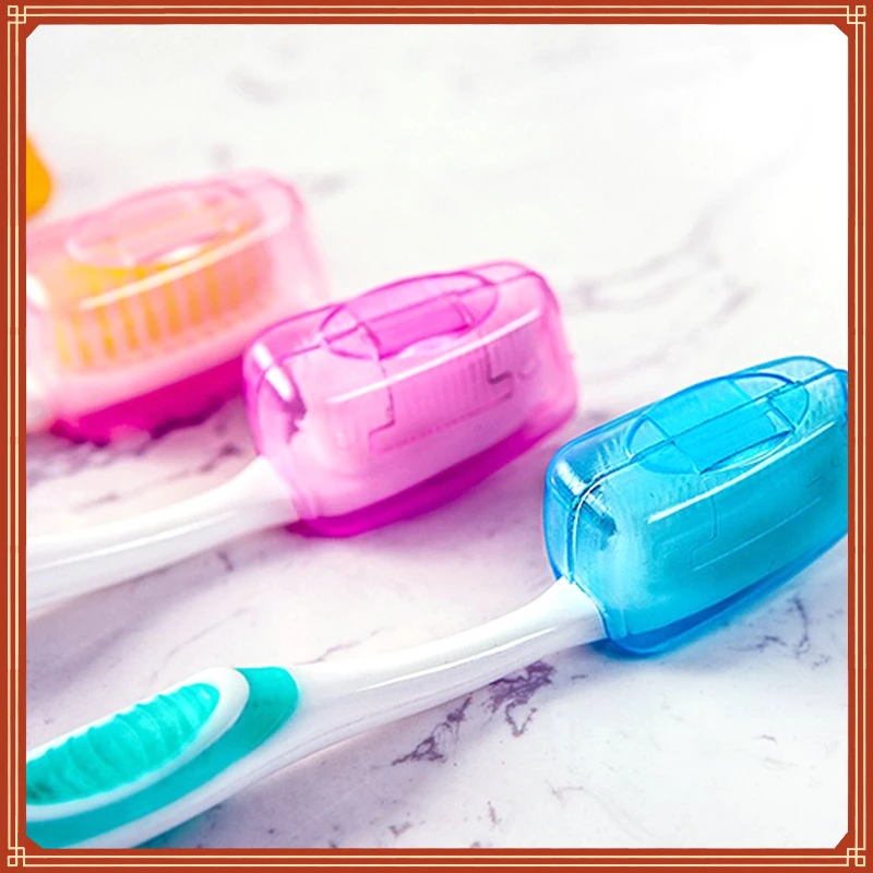 

New in Portable Toothbrush Cover Holder Travel Hiking Camping Brush Cap Case YKS Health Germproof Toothbrushes Protector christm