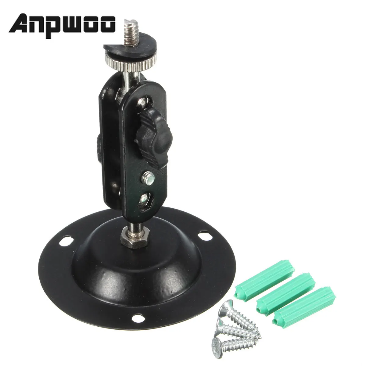 

ANPWOO 1 Pcs Wall Mount Bracket Installation Monitor Holder Security Rotary CCTV Surveillance Camera Stand