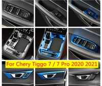 for chery tiggo 7 pro 2020 2021 accessories shift gear panel handle bowl armrest window lift button cover trim