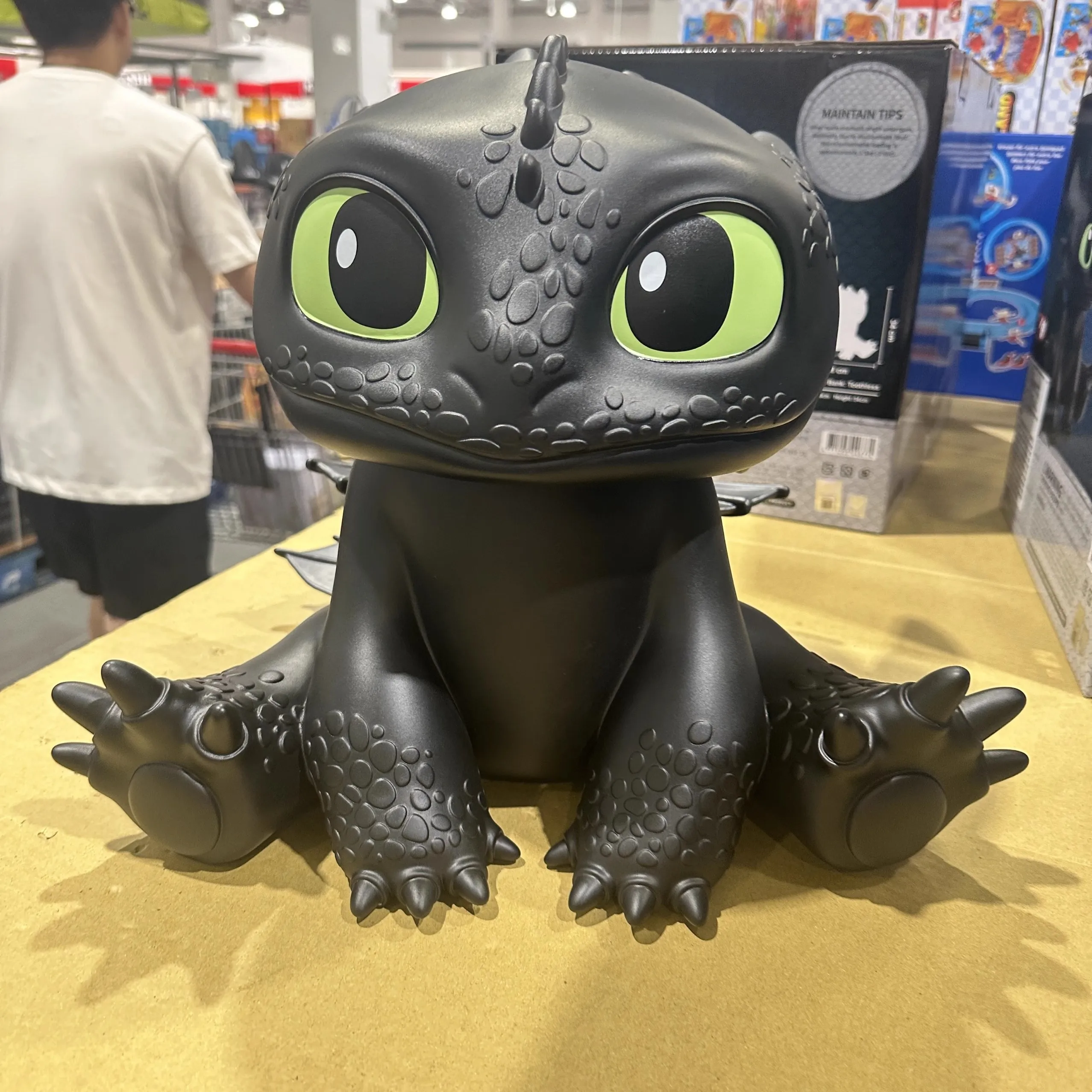 Аниме Фигурка динозавра Беззубая копилка подарок на день рождения для детей