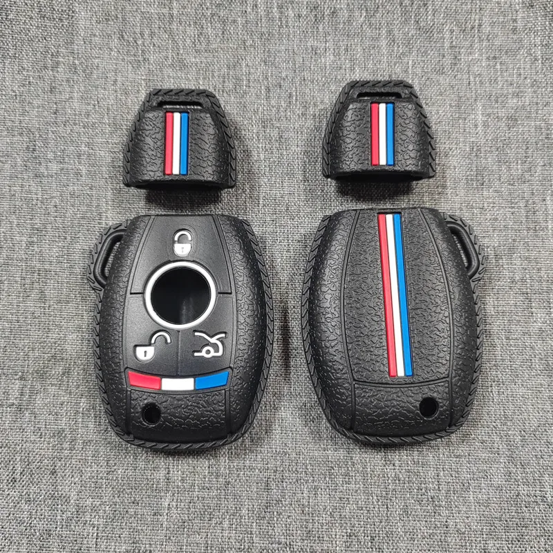 Мягкий силиконовый брелок для ключей автомобильного ключа Mercedes Benz