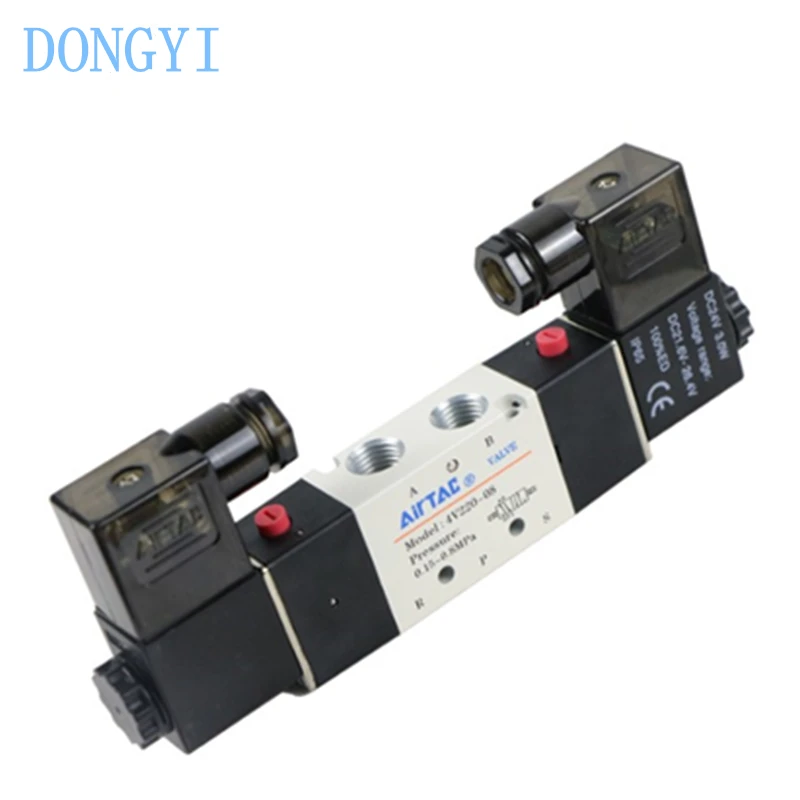 Электромагнитный клапан серии 4V200 4V220 4V220-08 4V220-06 AC220V DC24V