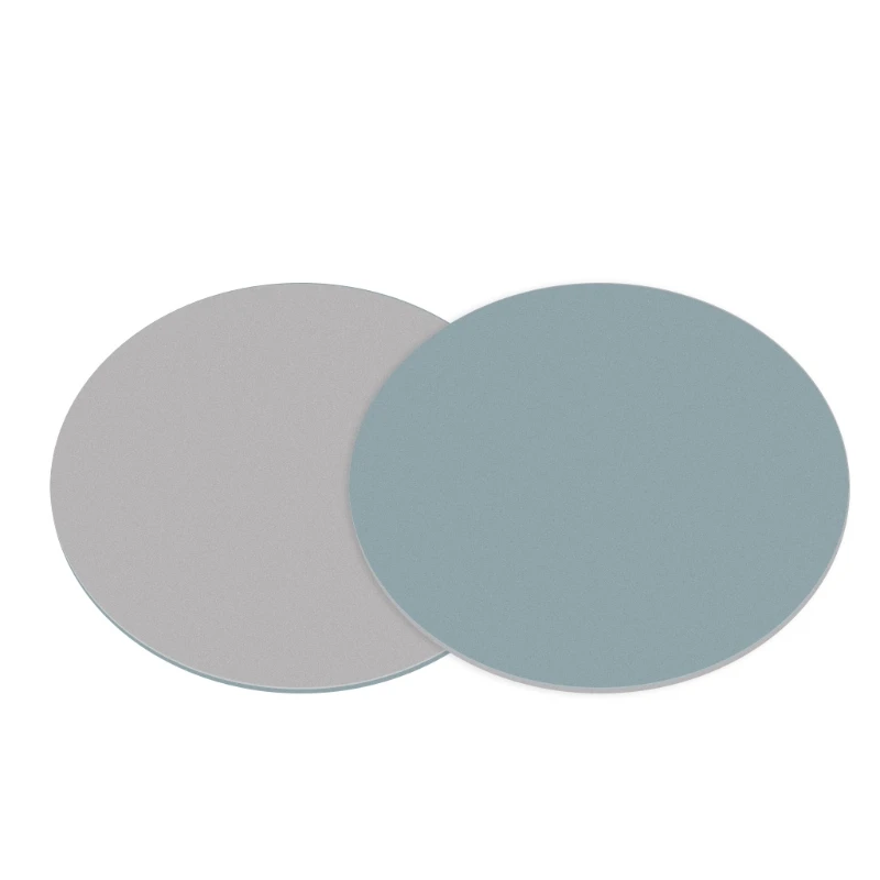 

Universal Anti-slip Matte Mouse Pad Fur Laptop PC Leather Gaming Mice Matte Comfortable Desk Cushion Mode Diameter 9.84"