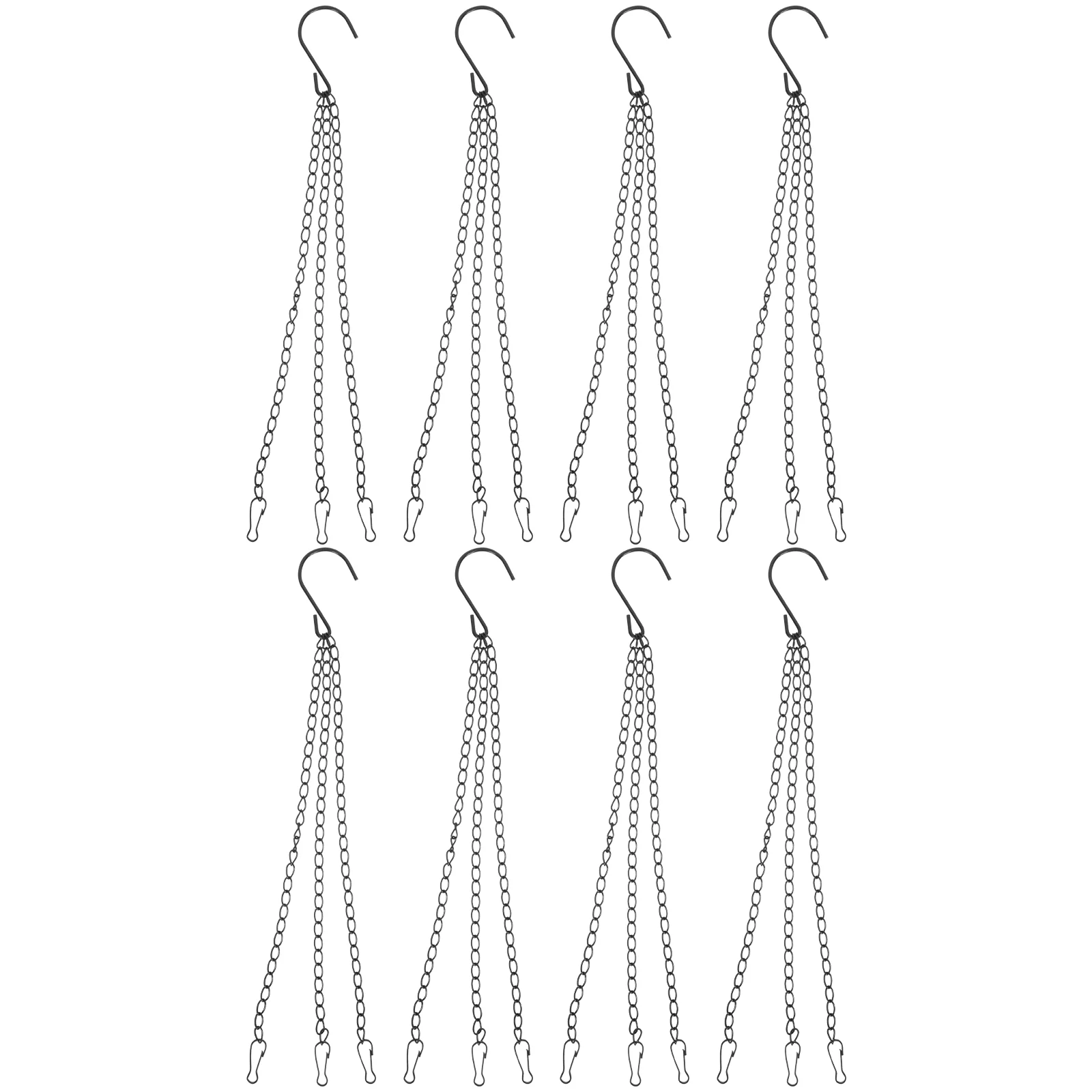 

8Pcs Hanging Basket Chains Bonsai Hanging Chains Birdcage Flower Pot Chain